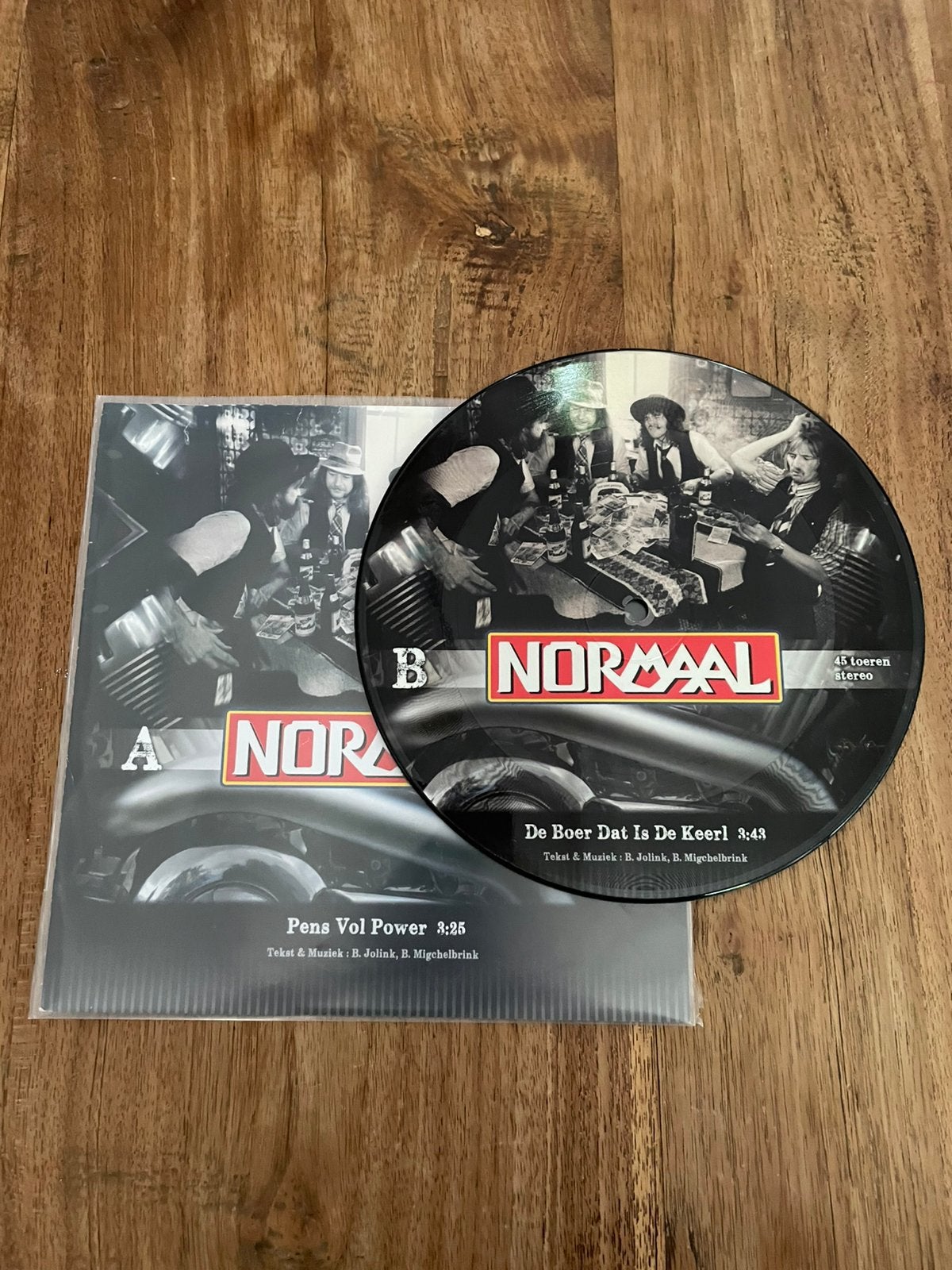 Normaal - Pens vol Power, Gebruikt, 7 inch, Ophalen of Verzenden, Picture disc