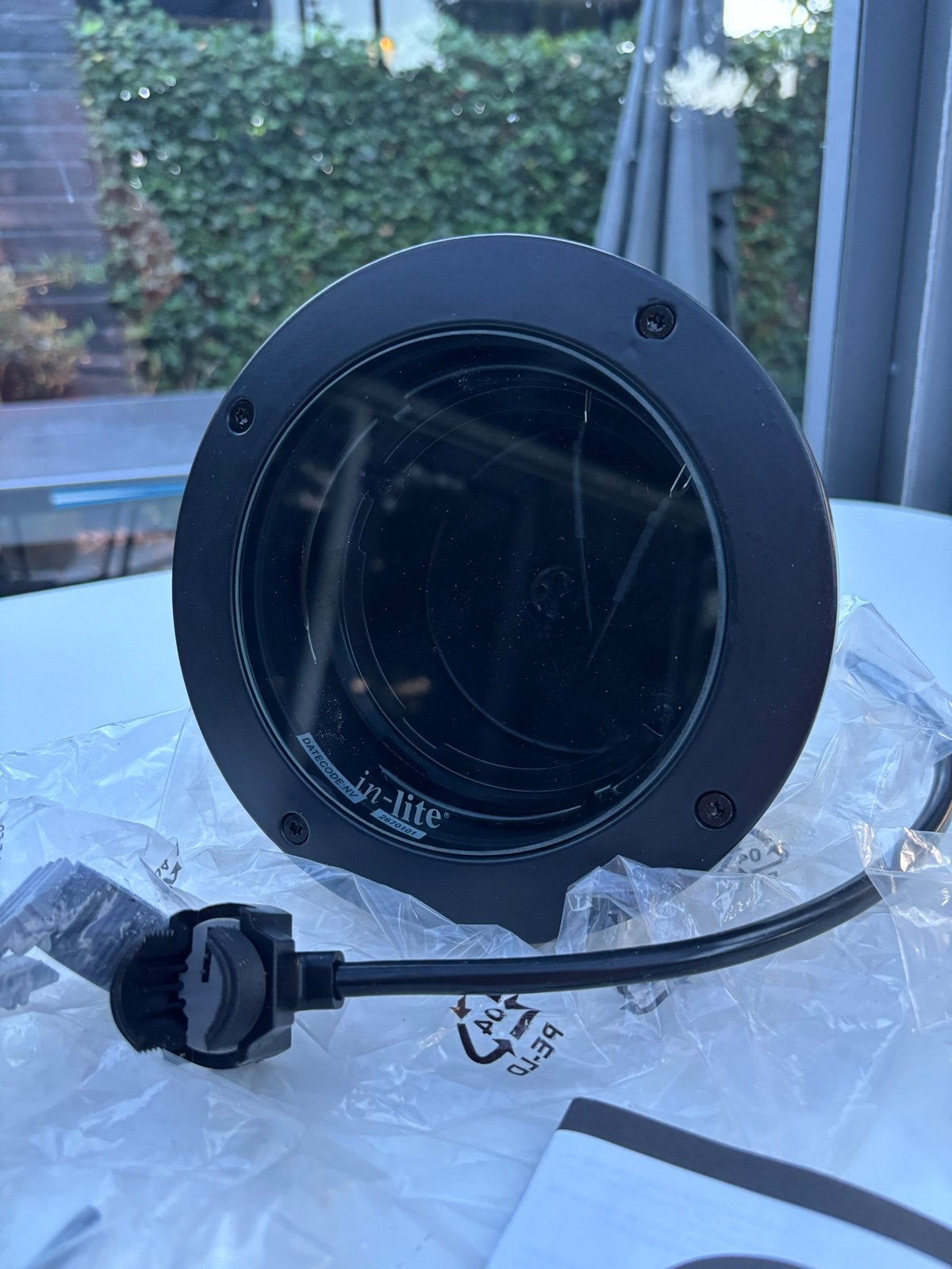 In-Lite Forza Big Nero spot - Nieuw in originele verpakking, Tuin en Terras, Minder dan 50 watt, Ophalen of Verzenden, Netvoeding