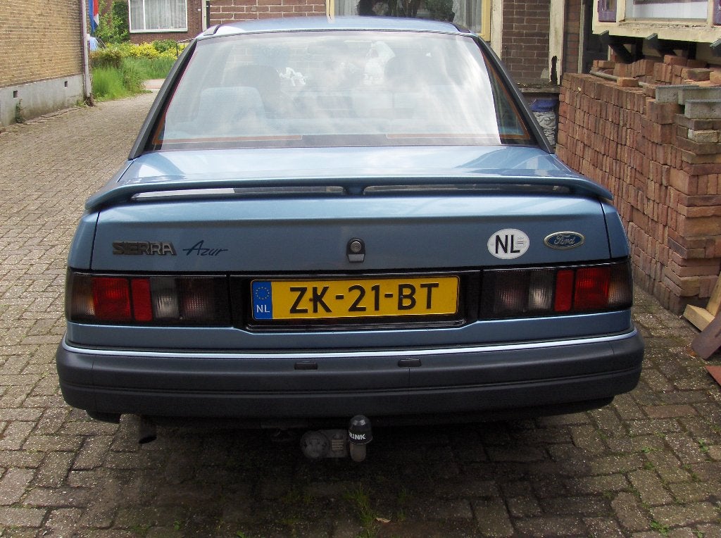 Ford Sierra 1.6 CL SDN K6 1991 Blauw, 1025 kg, 4 cilinders, Blauw, Origineel Nederlands