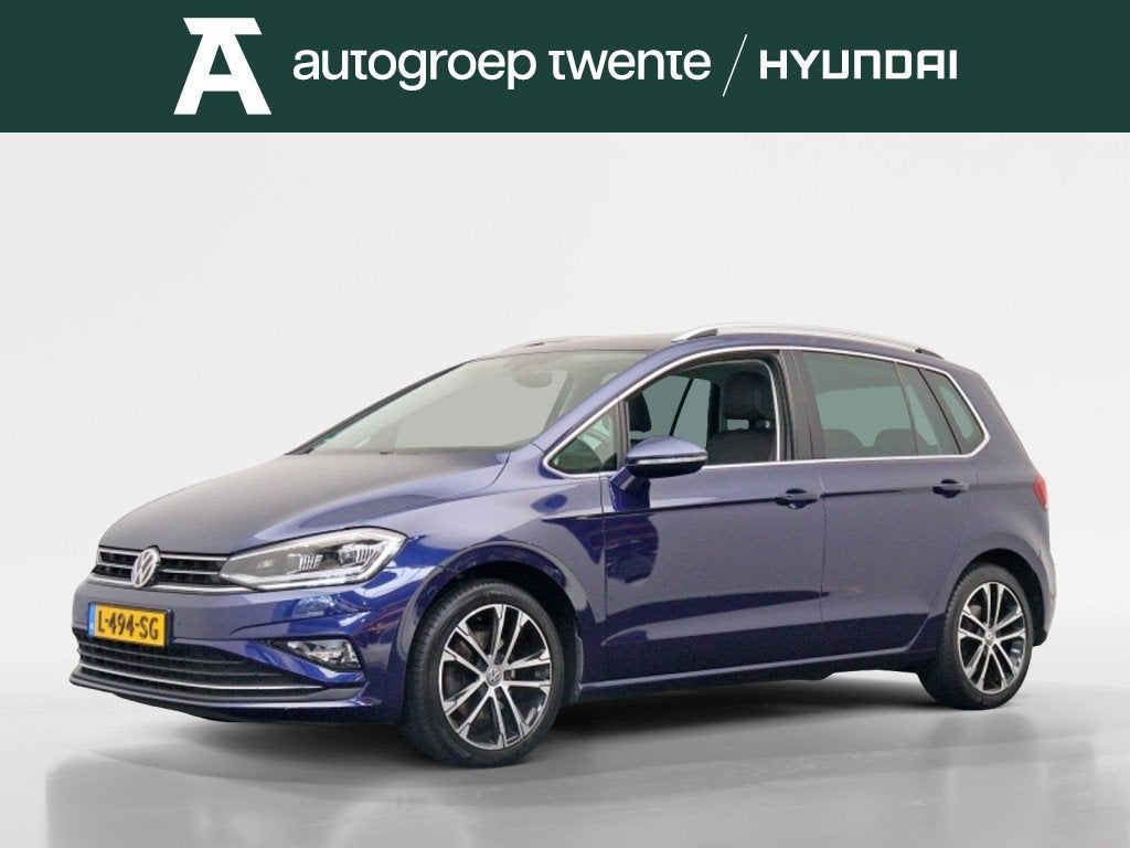 Volkswagen Golf Sportsvan 1.5 TSI ACT Highline Edition | Tre, Auto's, 12 maanden, 4 cilinders, Blauw, Bedrijf