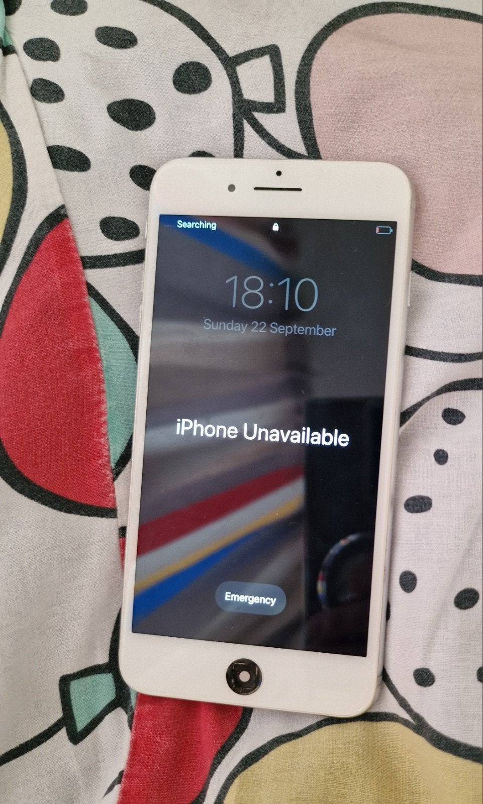 iPhone 7 Plus 128 GB - Met vergrendelscherm, Telecommunicatie, Mobiele telefoons | Apple iPhone, 128 GB, Ophalen of Verzenden