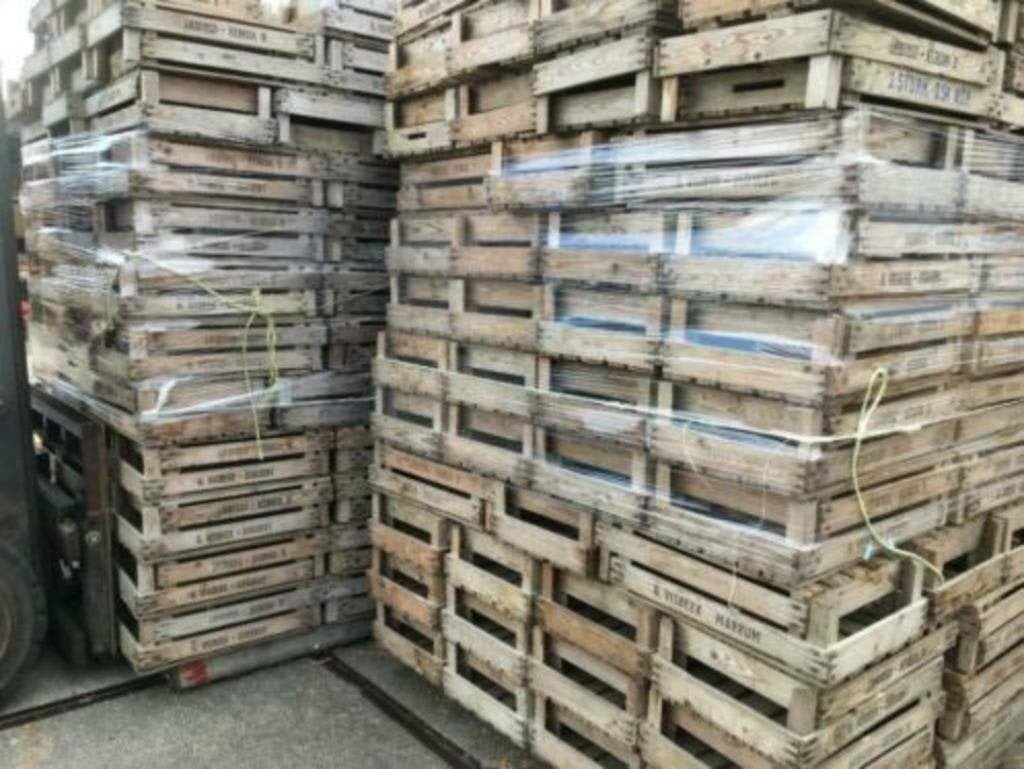 Houten kisten circa 18x43x61cm ,ideaal als kerstpakket, Ophalen, Gebruikt, 50 tot 100 cm, Minder dan 50 cm