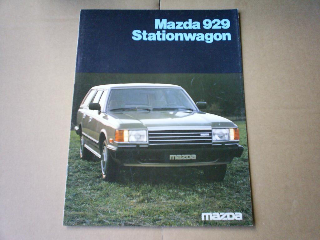 Mazda 929 Stationwagon 5 / 1982  10 pag., Verzenden, Zo goed als nieuw, Mazda