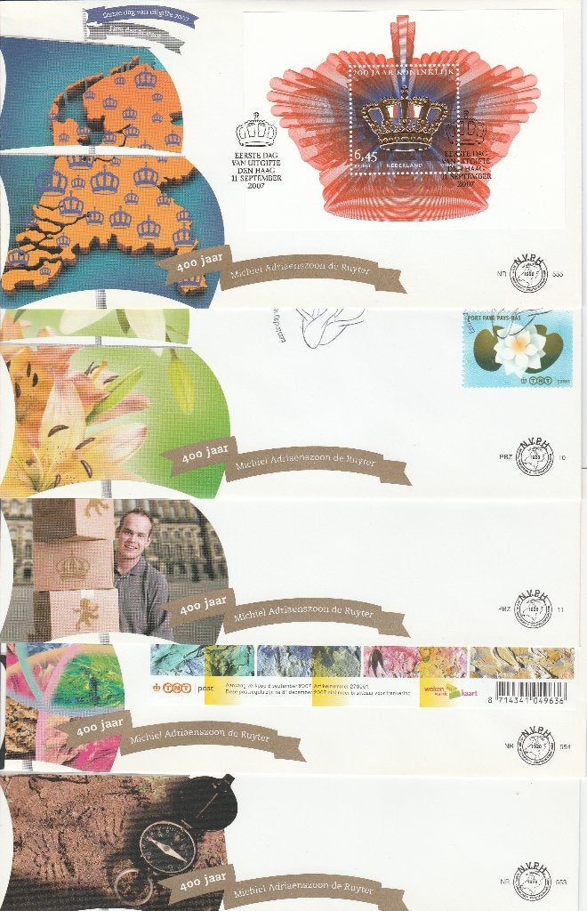 Nederlandse Eerste Dag Enveloppen (FDC) 2007, Verzenden, Onbeschreven, Nederland