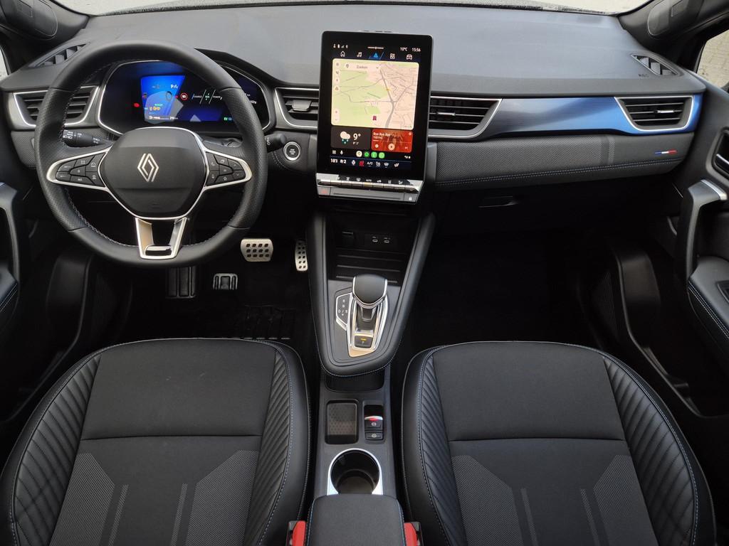 Renault Symbioz E-Tech full hybrid 145PK Esprit Alpine Autom, Auto's, 745 kg, Gebruikt, Zwart, Leder