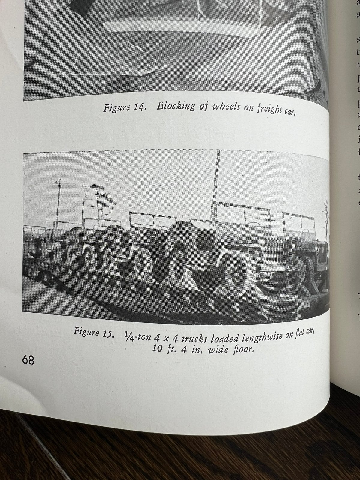 WO2 Amerikaans voorschrift trein transport Willys Jeep etc, Verzamelen, Amerika, Verzenden