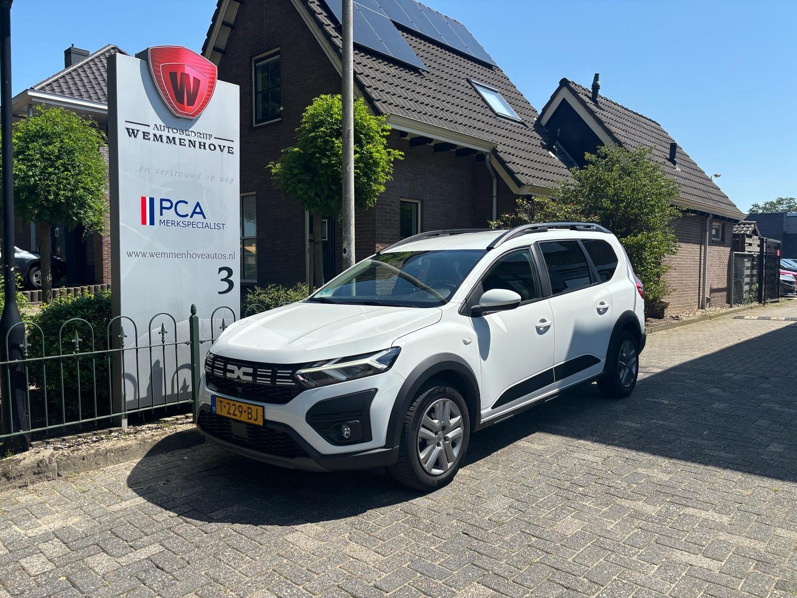 Dacia Jogger 1.0 TCe 100 ECO-G Expression 5p. LPG-G3/Airco-E, Auto's, Voorwielaandrijving, Gebruikt, Wit, Origineel Nederlands