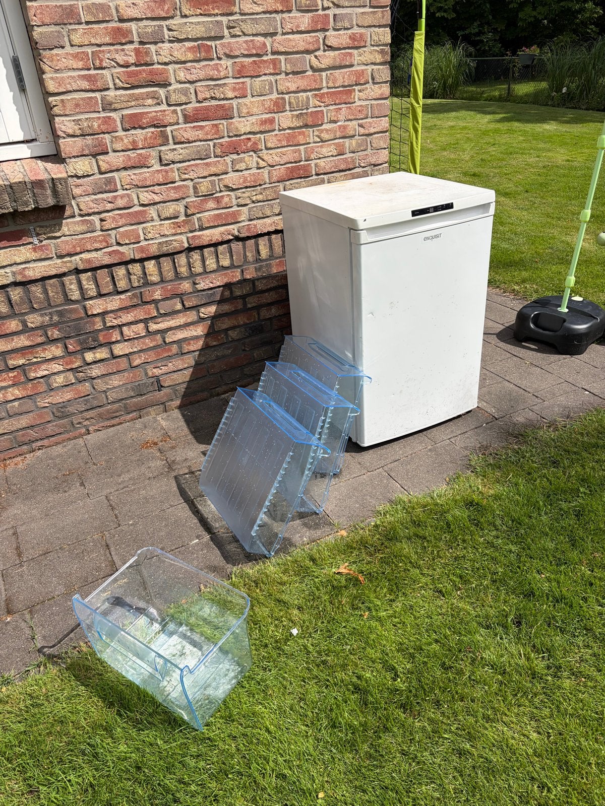 Exquisit vriezer met lades - Gebruikt tafelmodel, Gebruikt, 100 tot 150 liter, Met aparte vriezer, 45 tot 60 cm