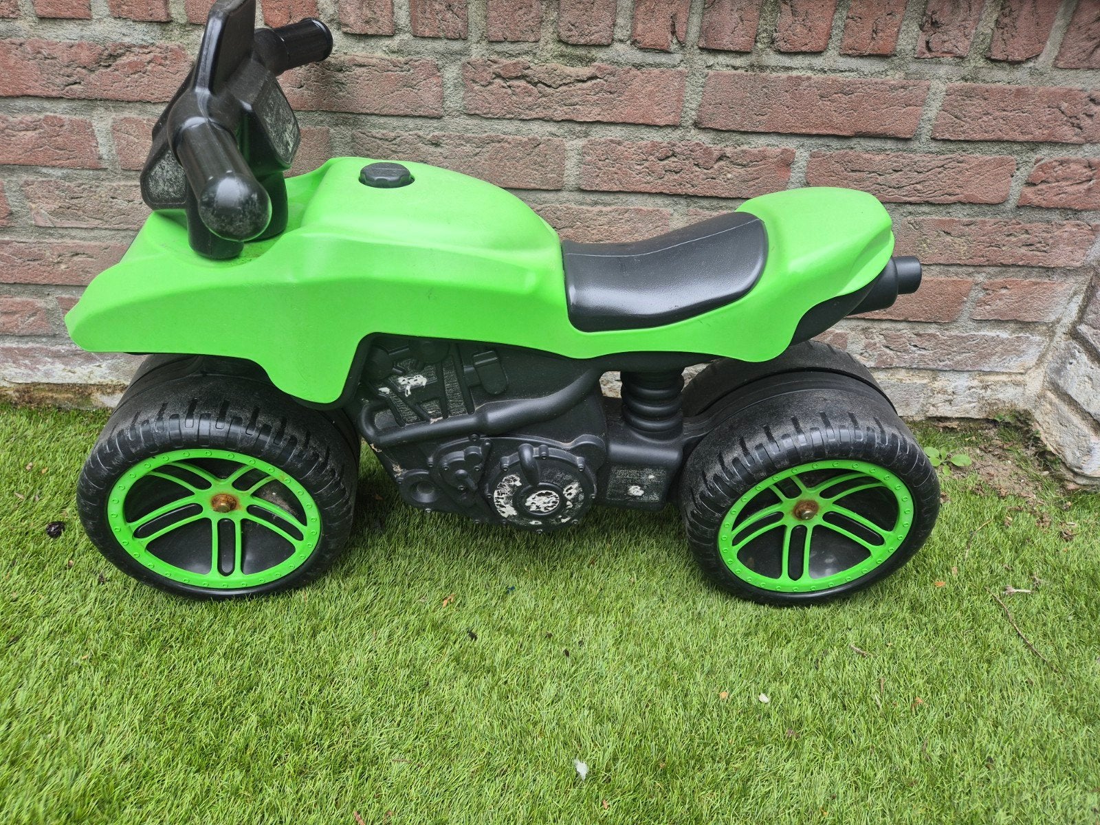 Groene loopmotor voor kinderen, Ophalen, Gebruikt, Loopfiets