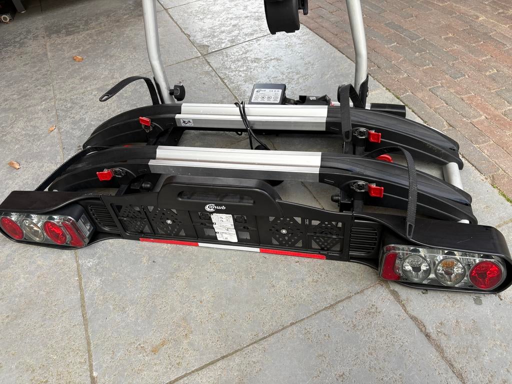 ANWB Touring 2 fietsendrager voor 2 E-bikes, Ophalen, Gebruikt, 2 fietsen, Trekhaakdrager