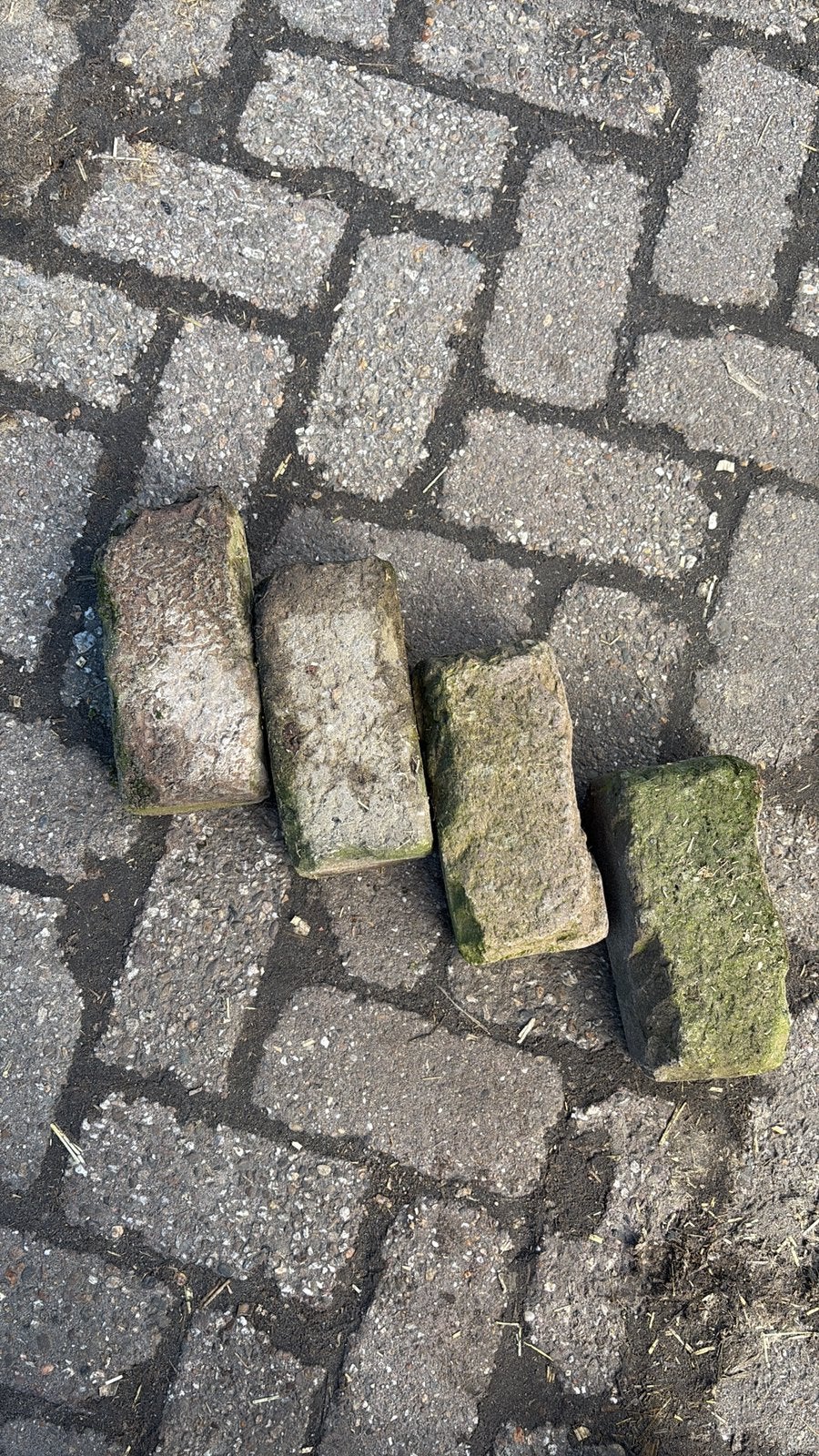 Hard gebakken klinkers +- 25/30m2, Tuin en Terras, Ophalen, Overige materialen, Gebruikt, Kei