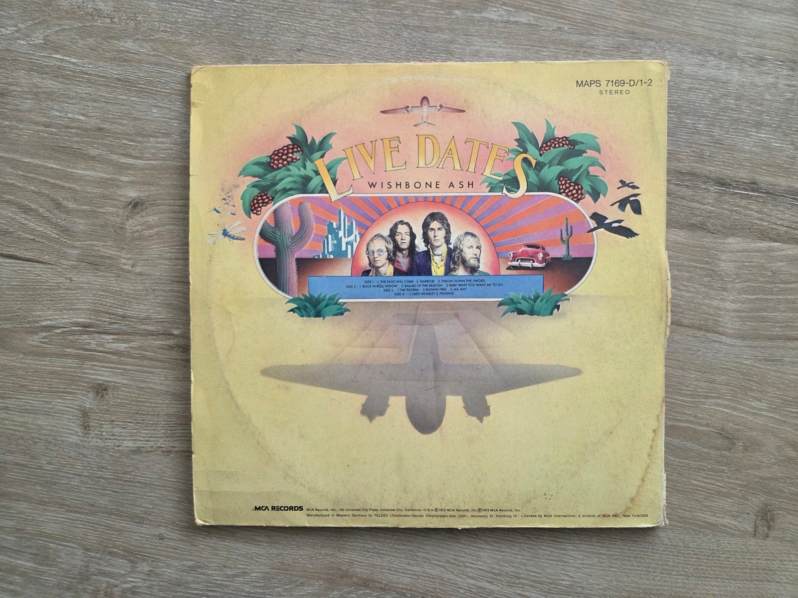 Wishbone Ash  'Live Dates' dubbel lp, Ophalen of Verzenden, Zo goed als nieuw, 12 inch, Poprock