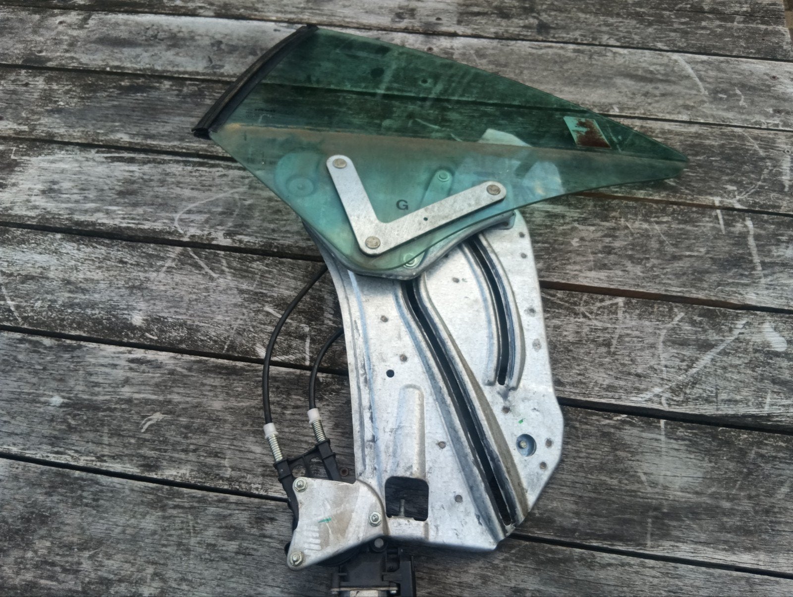 Raammechanisme met ruit voor auto, Ophalen of Verzenden, Renault