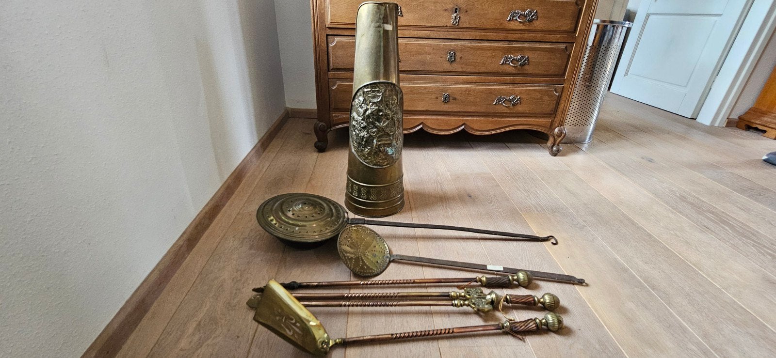 koperen kolenkit, Ophalen