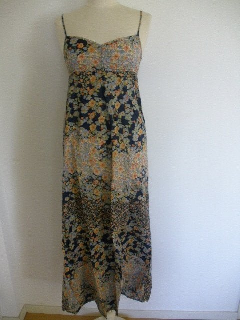 H&M zonnejurk jurk met bloemen maat 34 - nieuw -, H&M, Beige, Nieuw, Ophalen of Verzenden