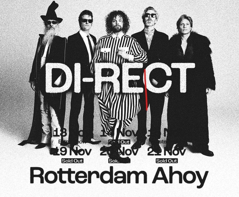 concert Di-RECT vrijdag 13-11-Ahoy Rotterdam, Tickets en Kaartjes, Twee personen, November