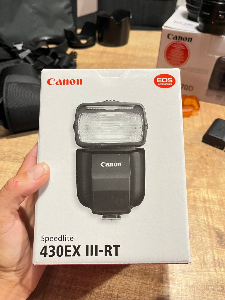 Canon Speedlite 430EX III-RT – zo goed als nieuw en compleet, Audio, Tv en Foto, Fotografie | Flitsers, Canon, Canon, Externe flitser