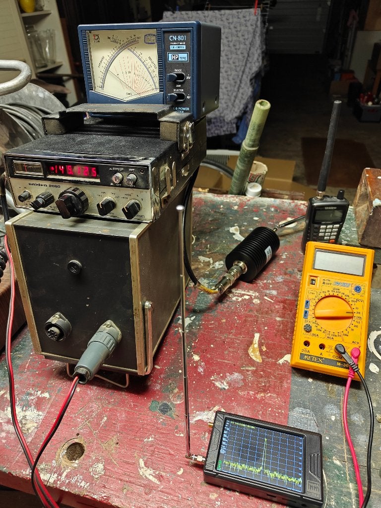 Uniden 2080 VHF-FM Transceiver - NOSTALGIE VINTAGE, Ophalen of Verzenden, Gebruikt, Zender en Ontvanger