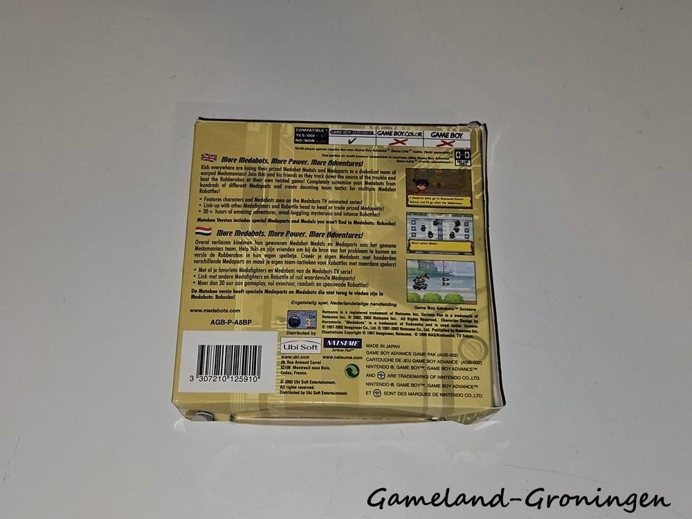 Medabots Metabee Version (GBA) Compleet, Spelcomputers en Games, Games | Nintendo Game Boy, Gebruikt, -, -, 1 speler