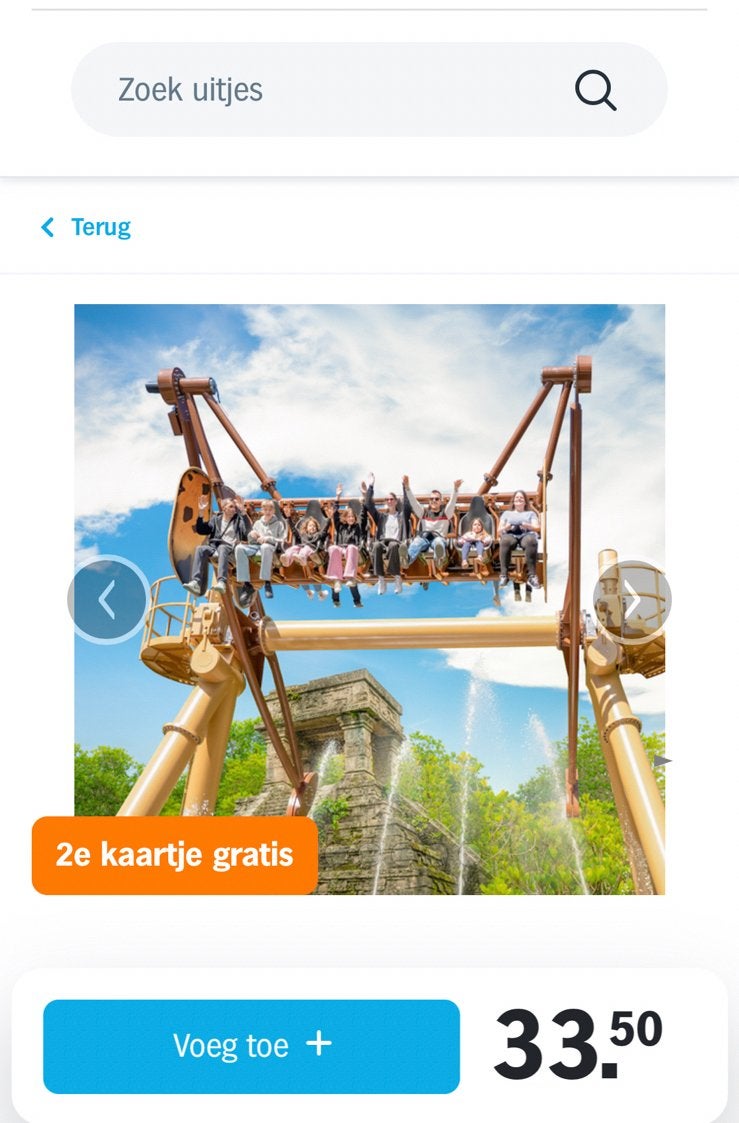 Pretpark Hellendoorn tweede ticket gratis, 1 euro per kaart, Tickets en Kaartjes, Recreatie | Pretparken en Attractieparken, Drie personen of meer