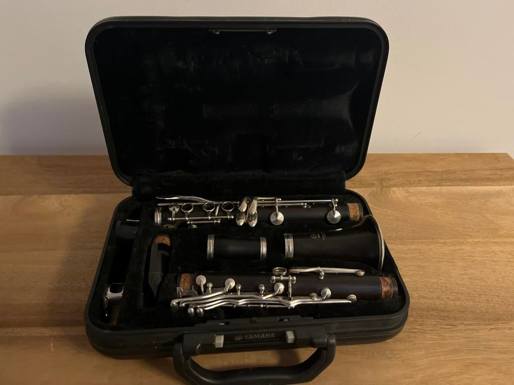 Yamaha klarinet, Bes-klarinet, Kunststof, Gebruikt, Ophalen of Verzenden