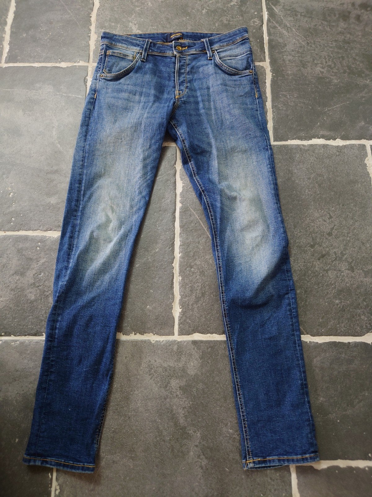 Jack & Jones, Slim / Glenn, Slim Fit, W32 L34, NIEUW Rob3234, Blauw, Nieuw, W32 (confectie 46) of kleiner, Ophalen of Verzenden