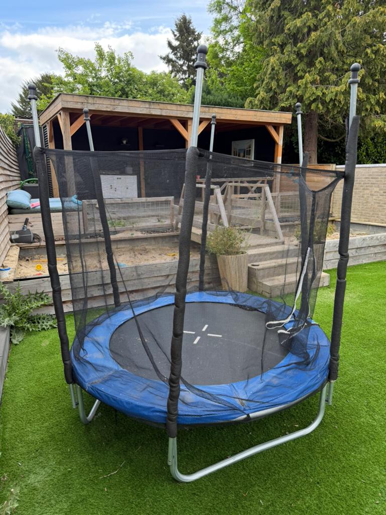 Trampoline, Kinderen en Baby's, Speelgoed | Buiten | Trampolines, Ophalen, Gebruikt