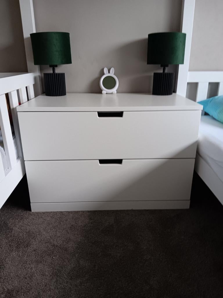 Ikea Nordli ladenkast gereserveerd, Ophalen, 50 tot 100 cm, Zo goed als nieuw, 3 of 4 laden
