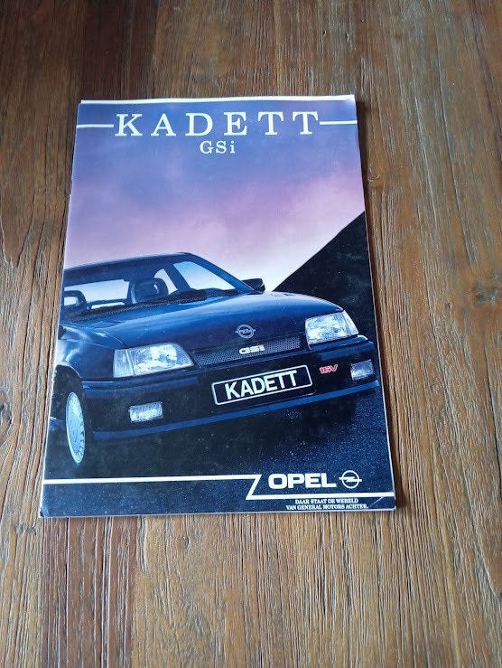 Opel Kadett GSi 3 / 1989 14 pag., Verzenden, Zo goed als nieuw, Opel