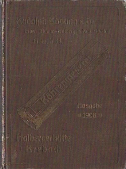 Rudolph Bocking (Rohrengiesserei)Taschen-Katalog(1908), Verzenden, Zo goed als nieuw, Catalogus
