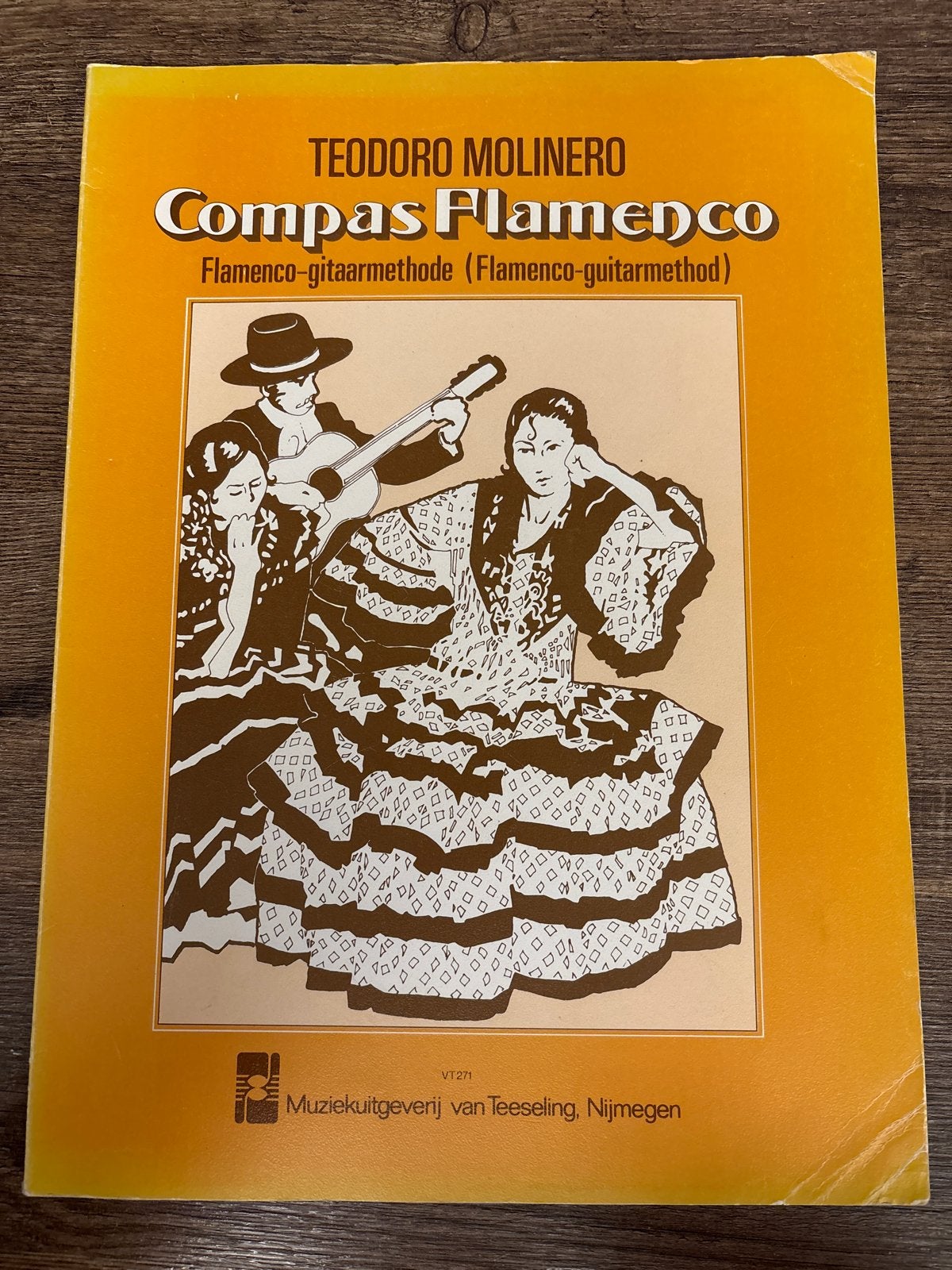 Teodoro Molinero Compas Flamenco Gitaarmethode, Muziek en Instrumenten, Bladmuziek, Gitaar, Wereldmuziek, Les of Cursus, Ophalen of Verzenden