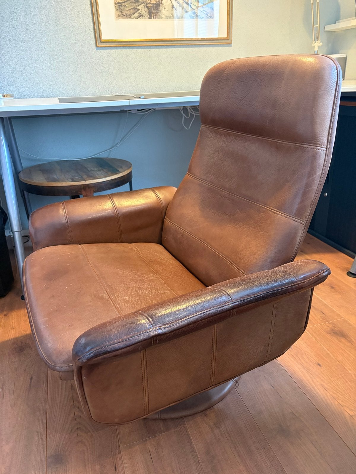 DeSede Relaxfauteuil - Comfortabel, met aandacht nodig, Ophalen, Gebruikt, Leer, 75 tot 100 cm