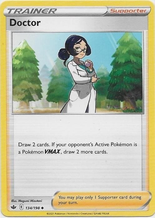 Chilling Reign,  Doctor [uncommon] 134/198, Verzenden, Nieuw, Losse kaart