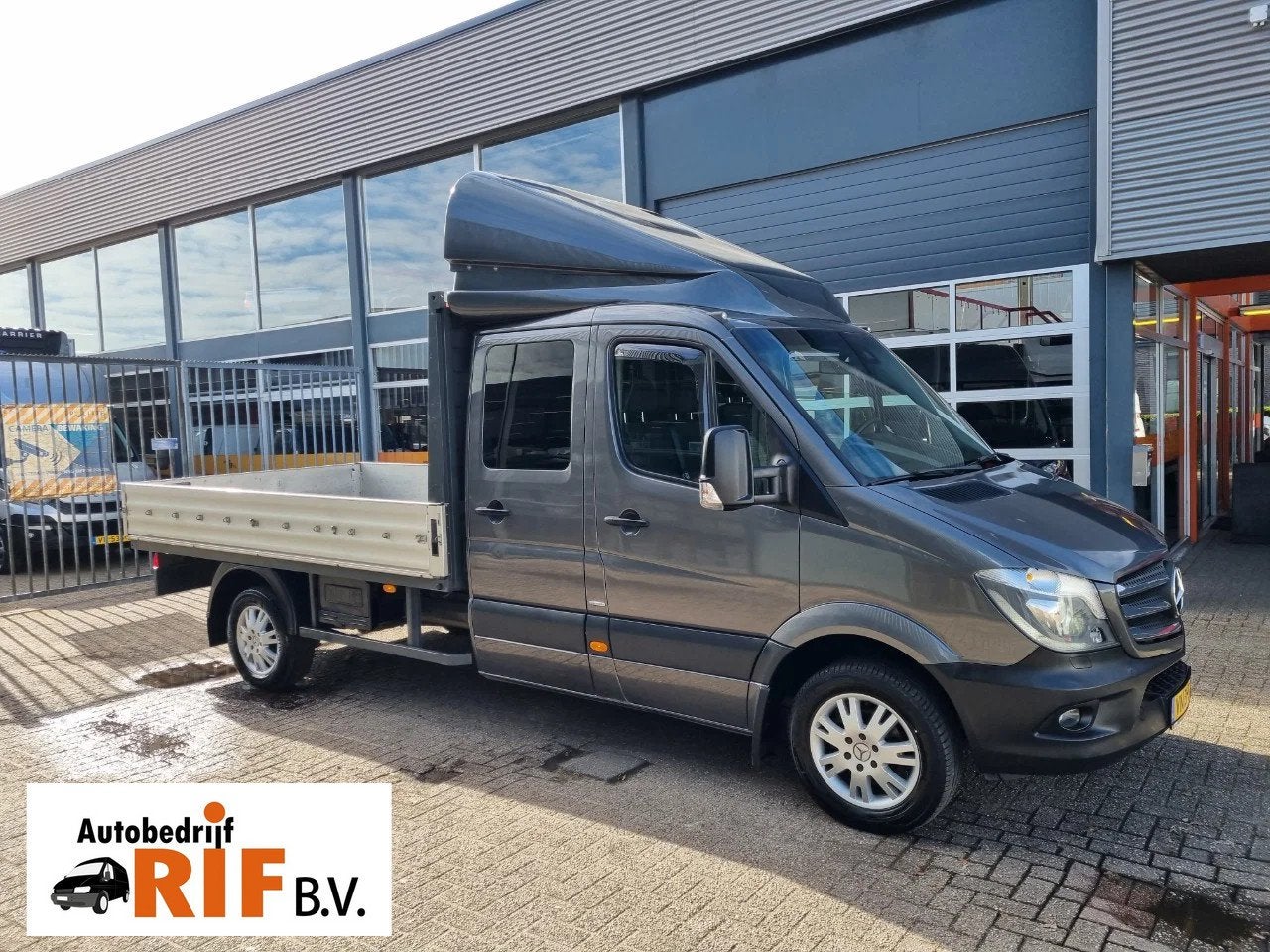 Mercedes-Benz Sprinter 319 CDI 3.0 V6 Open laadbak DC 7 Zits, Automaat, Achterwielaandrijving, Gebruikt, Euro 6