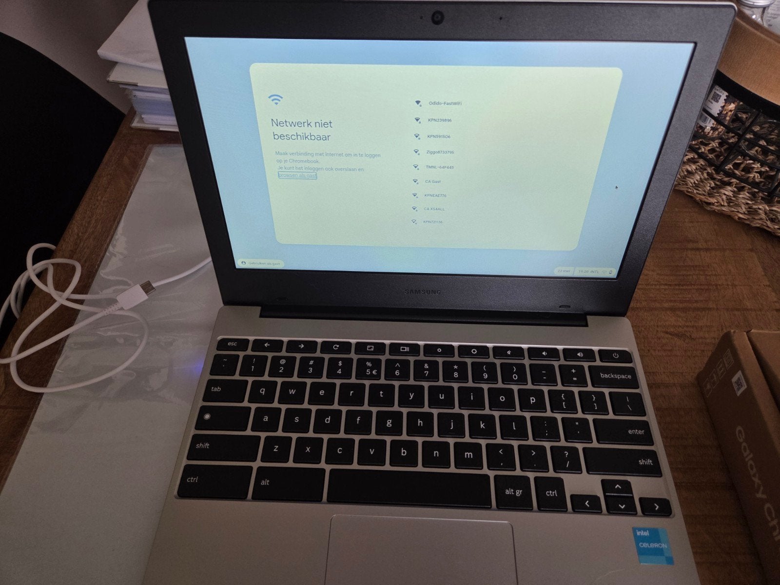 Samsung Galaxy Chromebook Go, Computers en Software, Chromebooks, Ophalen, 4 GB of minder, Zo goed als nieuw, Samsung