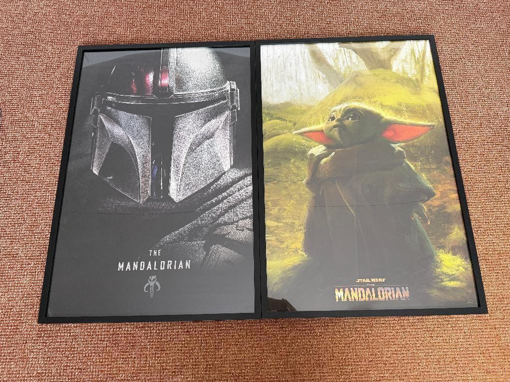Ingelijste posters "The Mandalorian" 61x91, Ophalen, Rechthoekig Staand, Met lijst, Zo goed als nieuw