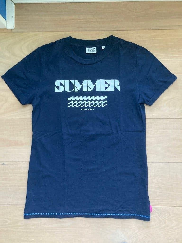Scotch & Soda t-shirt maat 176 (16), Kinderen en Baby's, Kinderkleding | Maat 176, Ophalen of Verzenden, Zo goed als nieuw, Shirt of Longsleeve