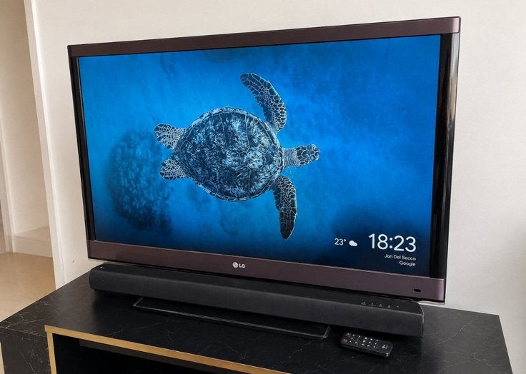 LG televisie 42 inch, Ophalen, 50 Hz, Zo goed als nieuw, 100 cm of meer