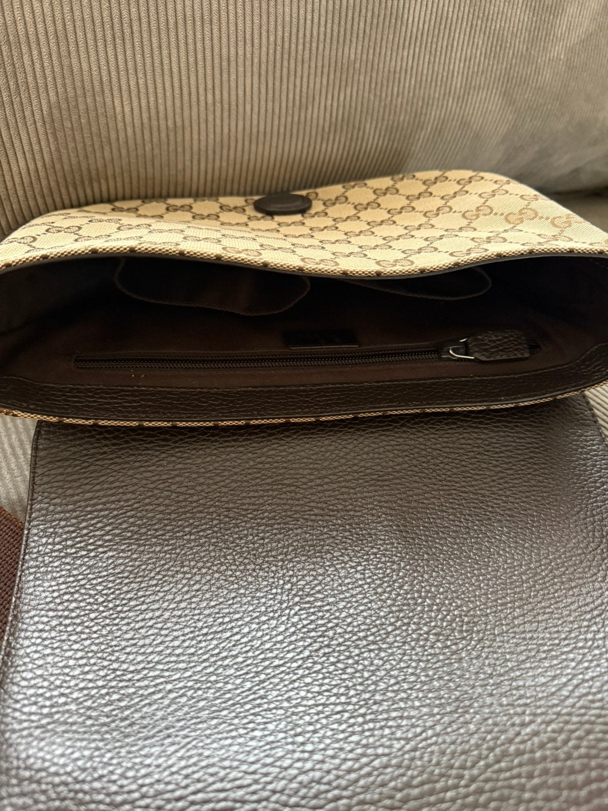 Gucci tas heren, Ophalen of Verzenden, Zo goed als nieuw, Zwart