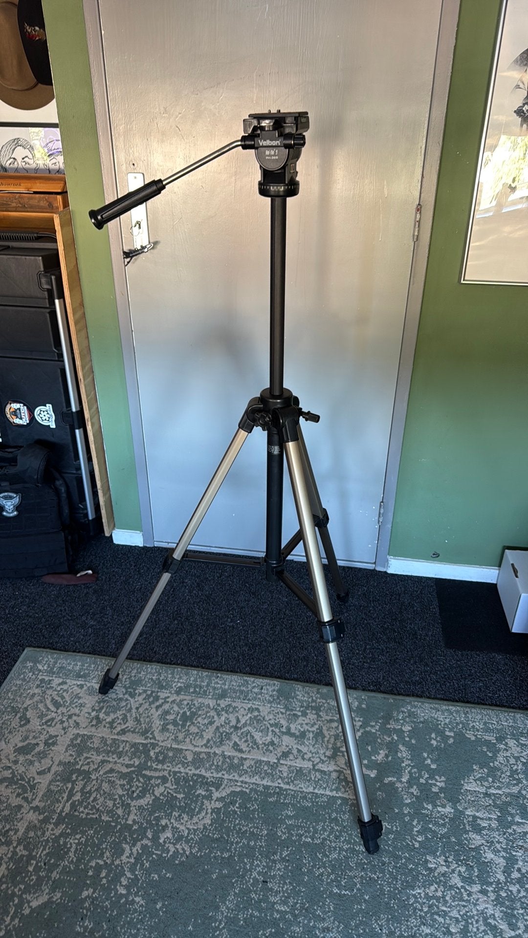 Velbon CX685 statief te koop., Ophalen of Verzenden, Zo goed als nieuw, Driepoot