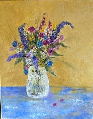 schilderij, Antiek en Kunst, Kunst | Schilderijen | Klassiek, Ophalen, Doek, Stilleven, Impressionistisch