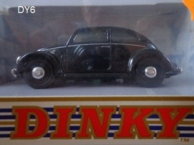 Modelauto 1:43 Dinky Volkswagen zwart 1951 DY06 schaalmodel, Ophalen of Verzenden, Nieuw, Auto, Dinky Toys