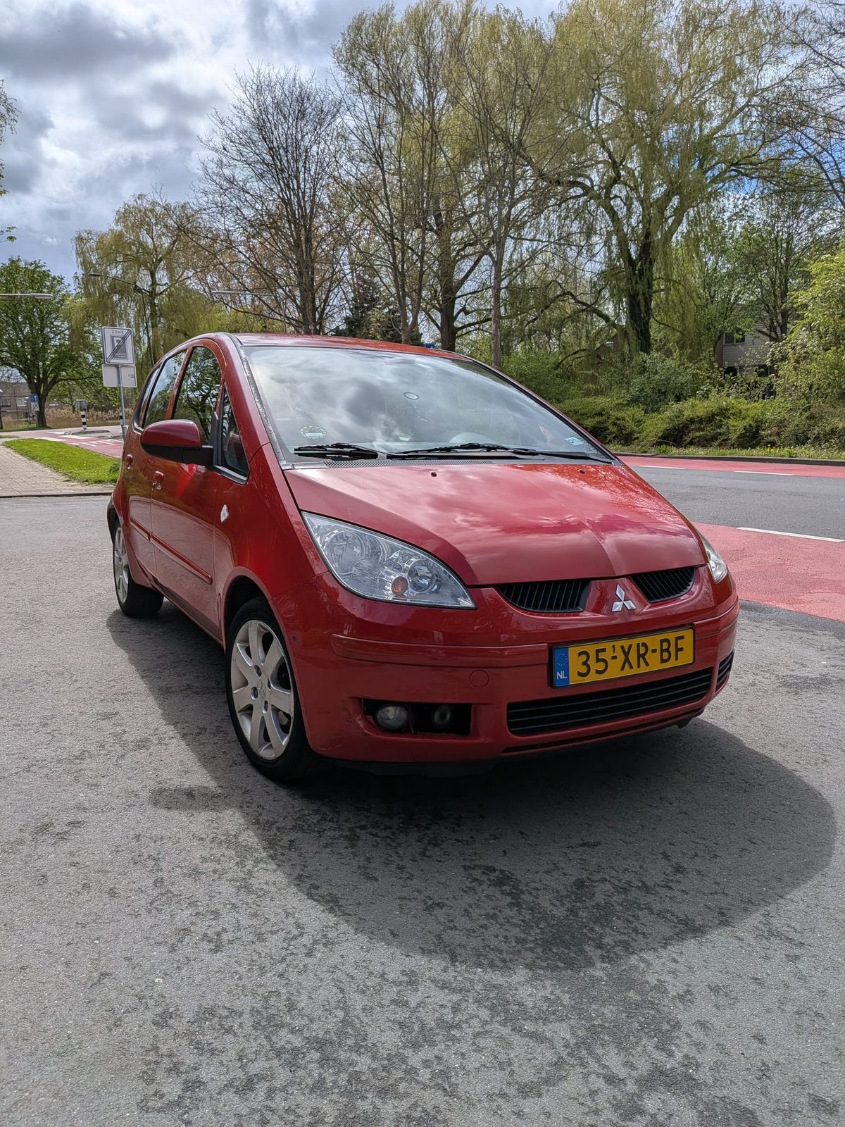 Mitsubishi Colt 1.5 (2007) | 106.000 NAP, Auto's, Voorwielaandrijving, Zwart, Start-stop-systeem, Leder