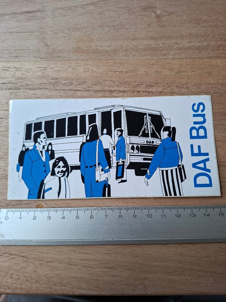 Sticker DAf bus, Ophalen of Verzenden, Zo goed als nieuw, Auto of Motor