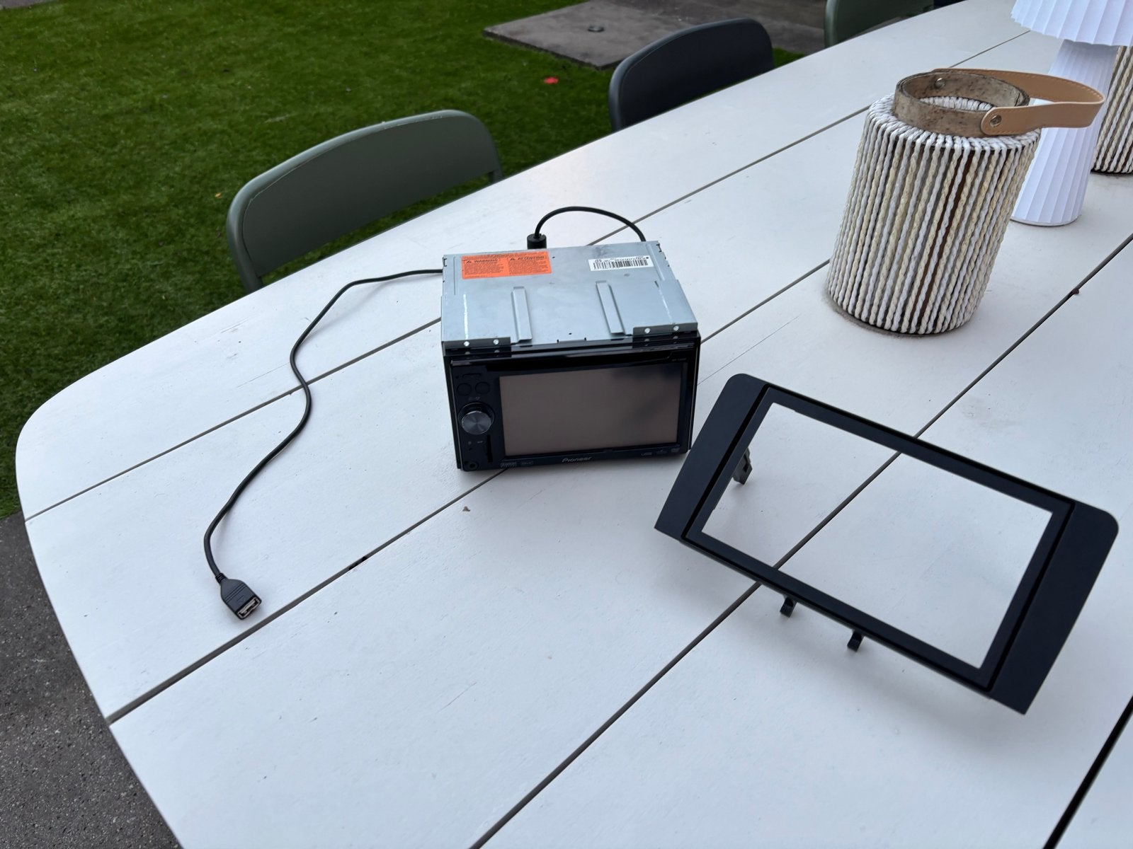 Pioneer autoradio met inbouwframe voor Concert/VAG, Ophalen of Verzenden, Gebruikt