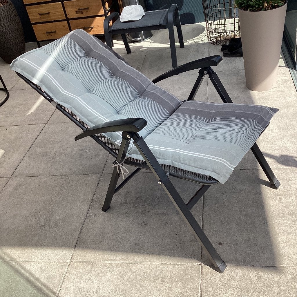 Tuinset tafel met 6 stoelen, Tuin en Terras, Ophalen, Gebruikt, Rechthoekig, Aluminium