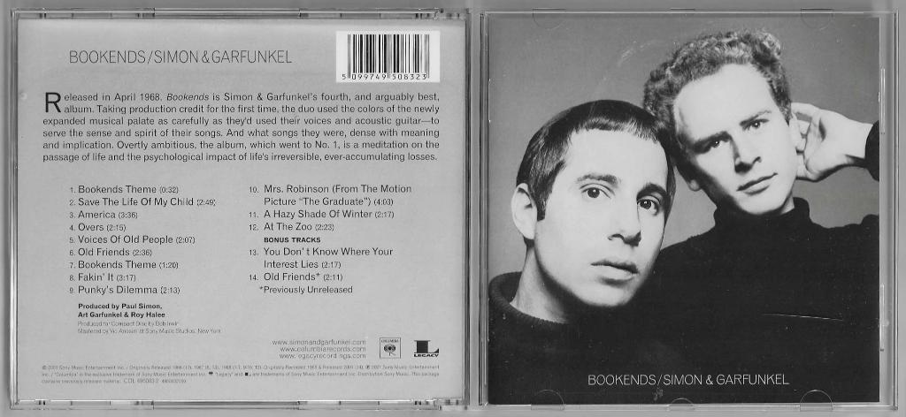 Simon & Garfunkel ‎– Bookends [Remastered], Ophalen of Verzenden, Gebruikt