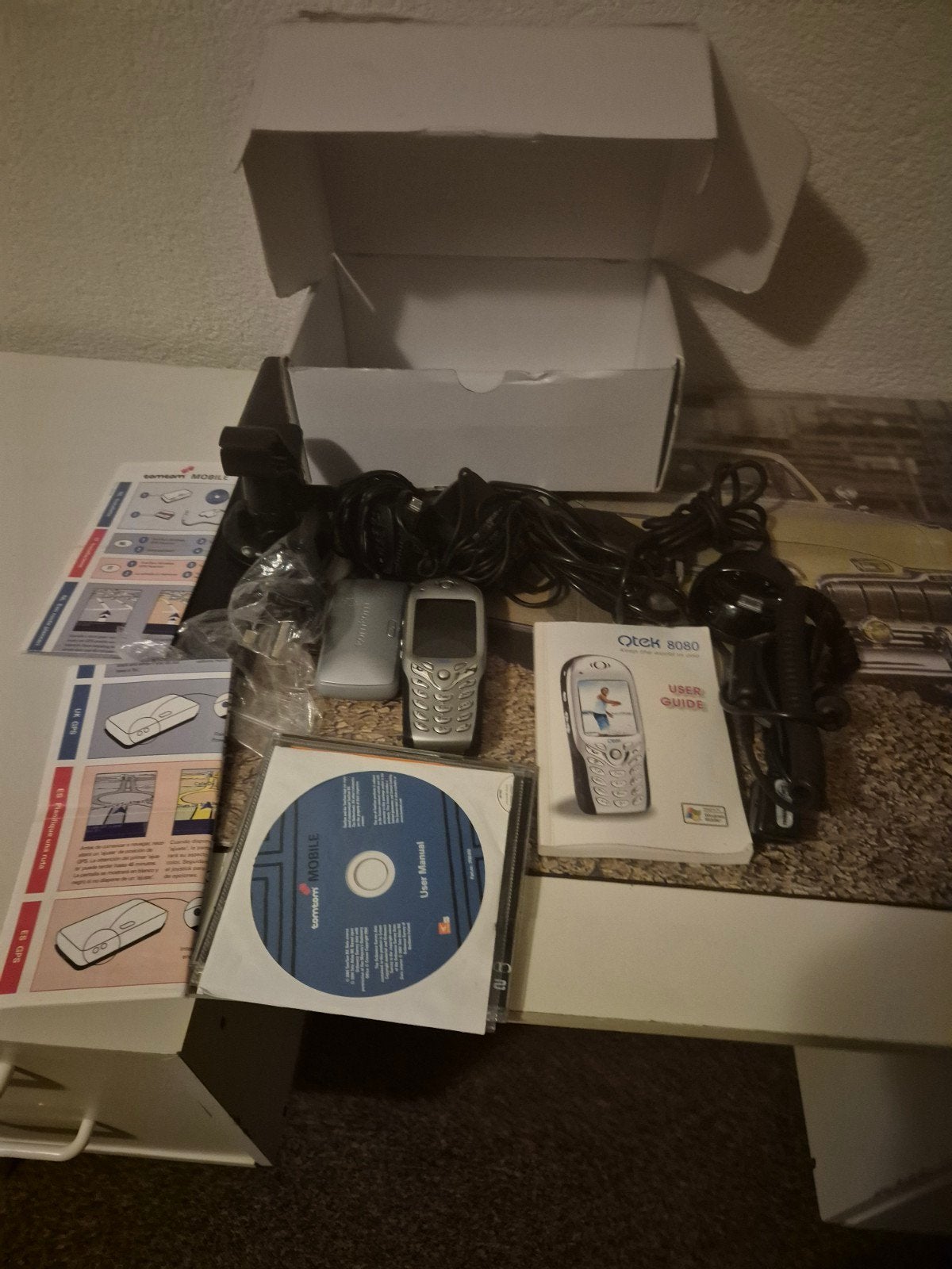 Qtek 8080 - Mooie telefoon met handleiding en accessoires, Telecommunicatie, Ophalen, Gebruikt, Minder dan 3 megapixel, Klassiek of Candybar