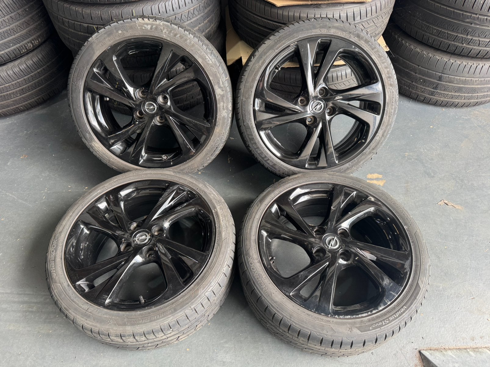 17” Originele Opel Corsa F Velgen 205/45/17 Zomerbanden, 19 inch, Banden en Velgen, Nieuw, 205 mm