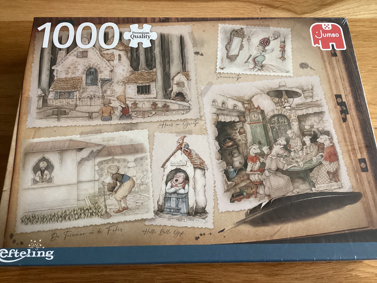 Efteling Anton Piek puzzel 1000 nieuw, Ophalen of Verzenden, 500 t/m 1500 stukjes, Nieuw, Legpuzzel